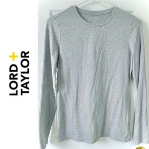 Lord& Taylor fitted long sleeve